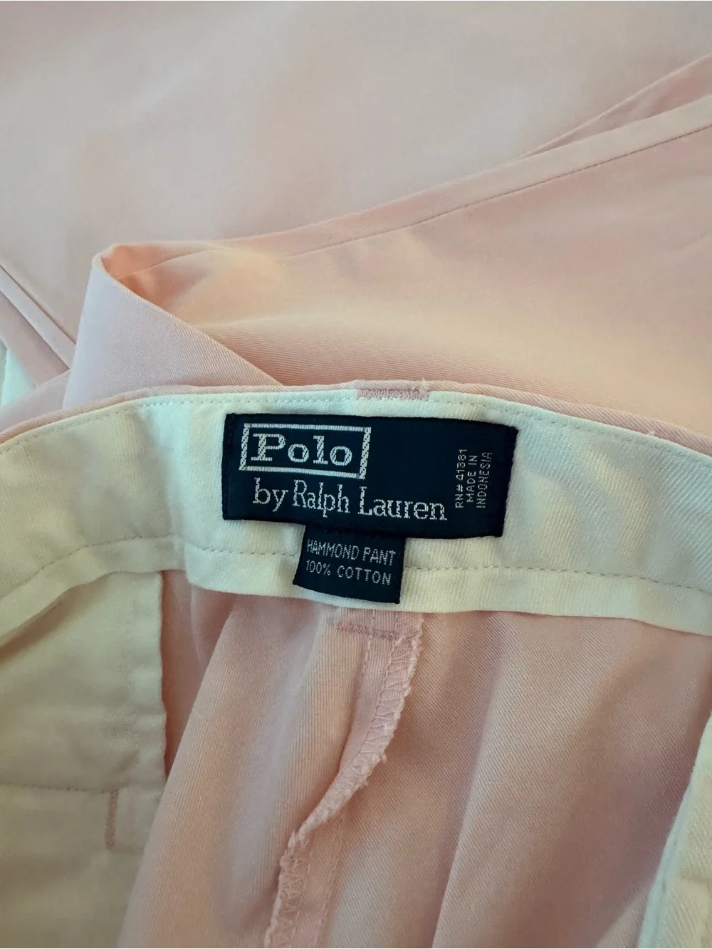 Polo Ralph Lauren Men's Pink Dress Pants - Classic Pleated Trousers